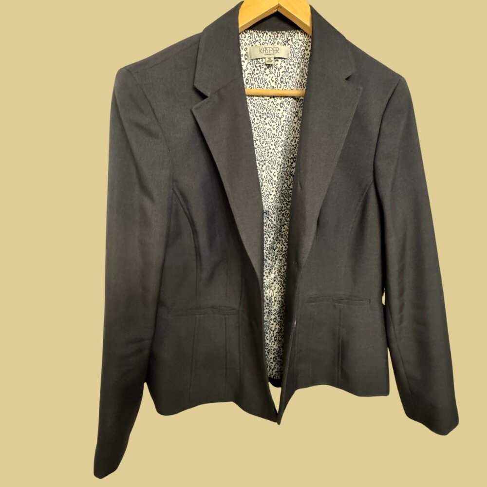 Kasper Navy Blue 2-Piece Suit